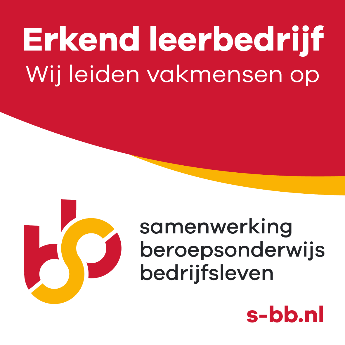 SBB erkend leerbedrijf — wij leiden vakmensen op